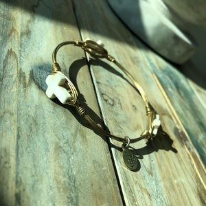 BB Cross Bangle Bracelet